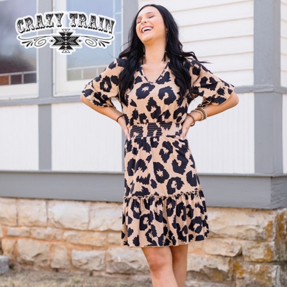 Crazy Train Leopard Lady Dress